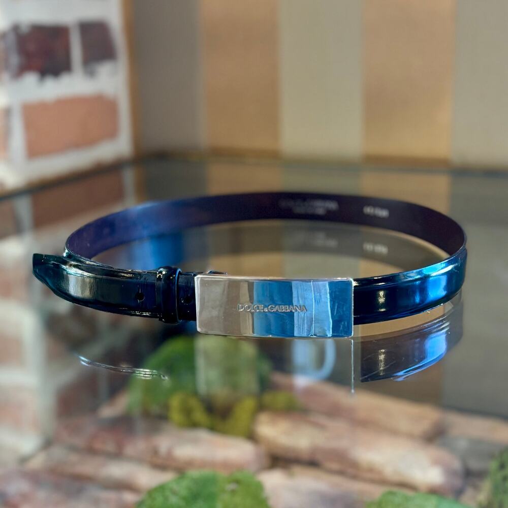 DOLCE & GABBANA Black Belt 44/80